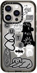 CASETiFY Impact iPhone 15 Pro Case - Clear Black, Rugged MagSafe