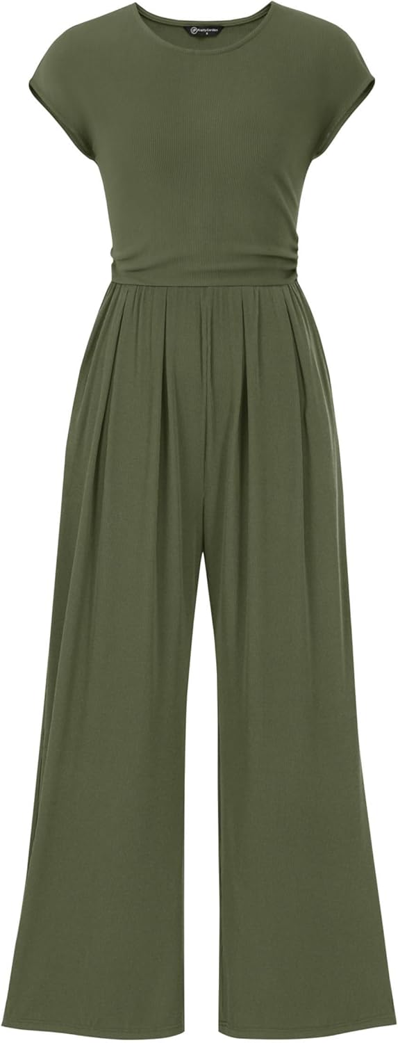 PRETTYGARDEN Summer Jumpsuits for Women Dressy and Casual