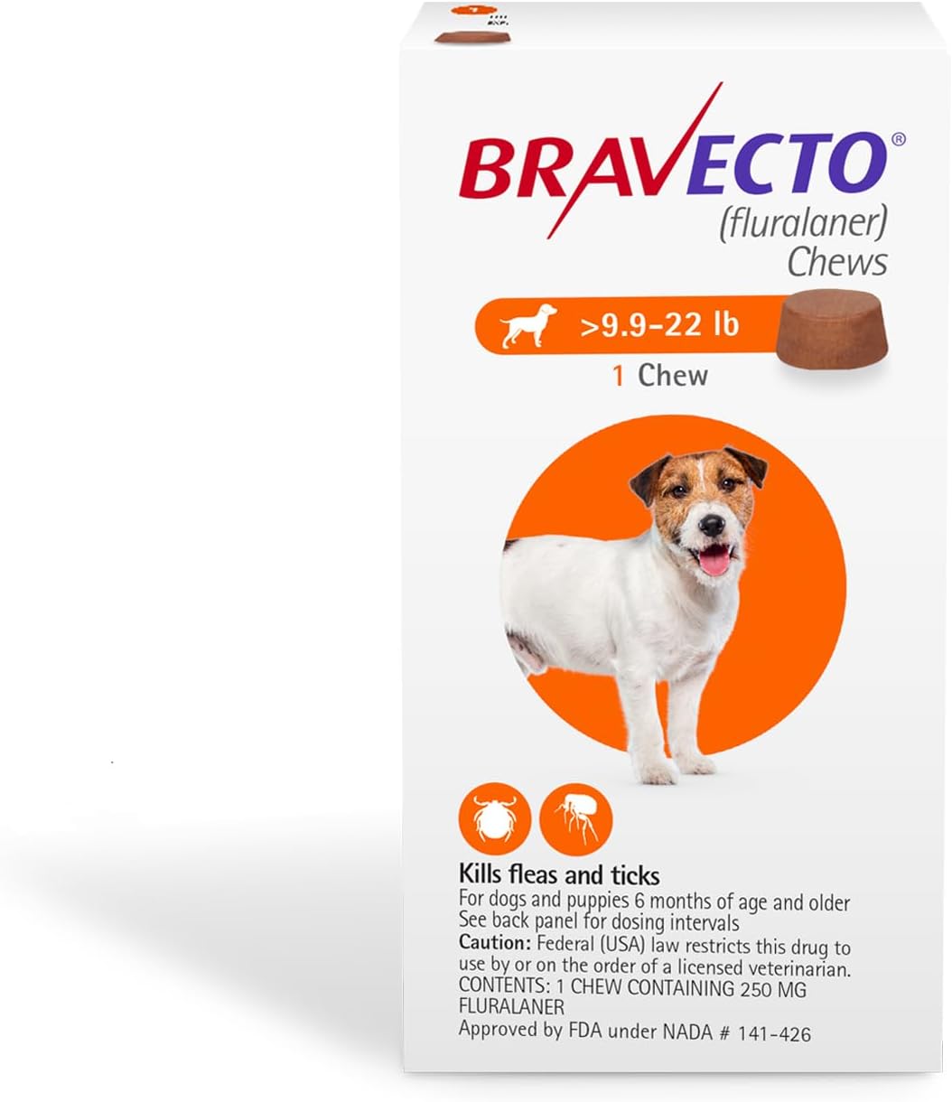 BRAVECTO Chew for Dogs: Long-Lasting Flea & Tick Protection