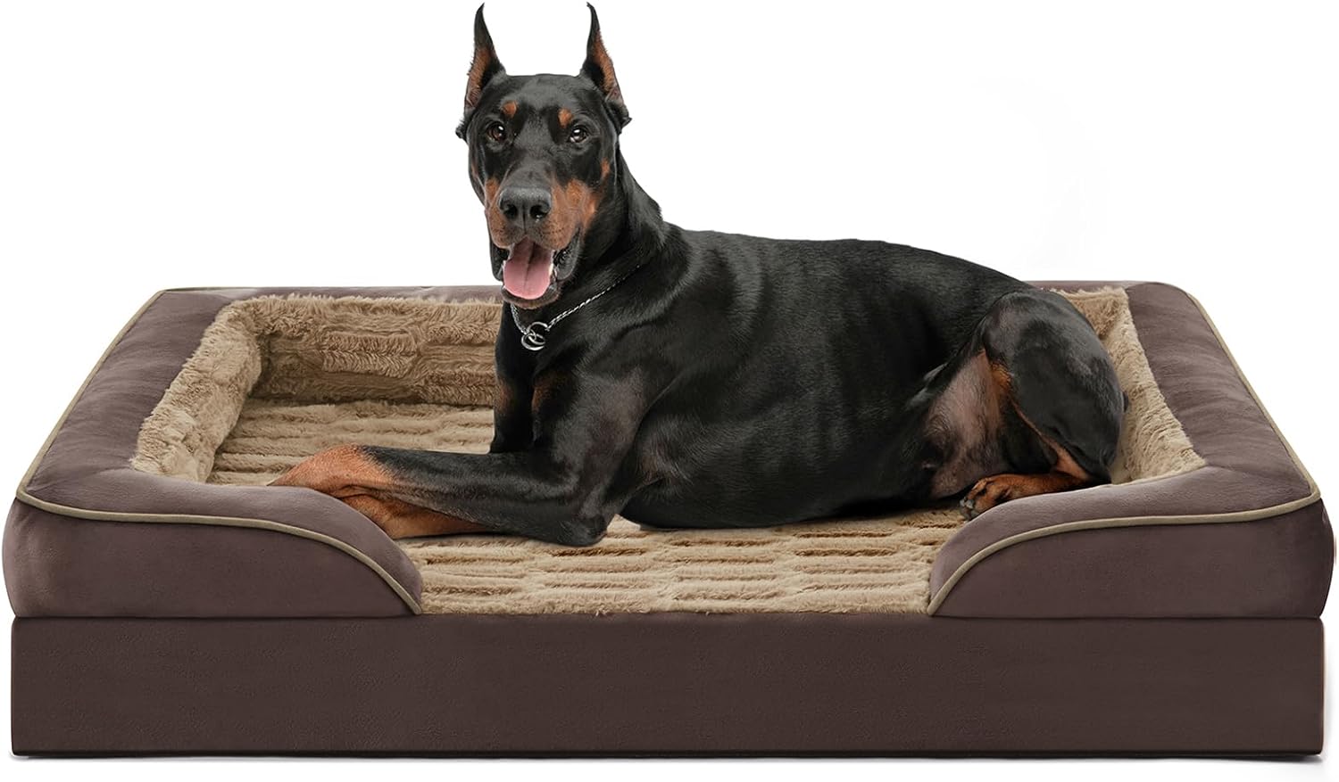 Orthopedic Dog Bed for Extra Large Dogs - Supportive Foam Sofa