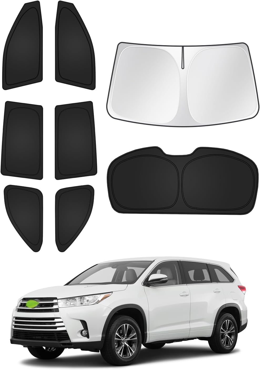 Sunshades for Toyota Highlander 2014-2019 Keep Vehicle Cool