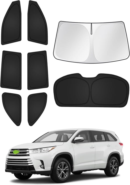 Sunshades for Toyota Highlander 2014-2019 Keep Vehicle Cool