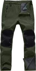 Mens Snow Ski Hiking Pants Waterproof Insulated - Warm, Zip Bottom