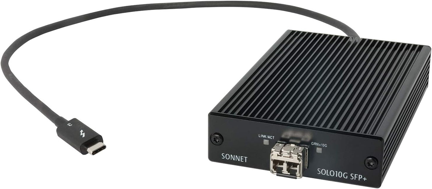 Sonnet Solo 10G Thunderbolt 3 to SFP+ Ethernet Adapter Review
