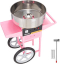 Electric Cotton Candy Machine Cart - 1000W Commercial Floss Maker