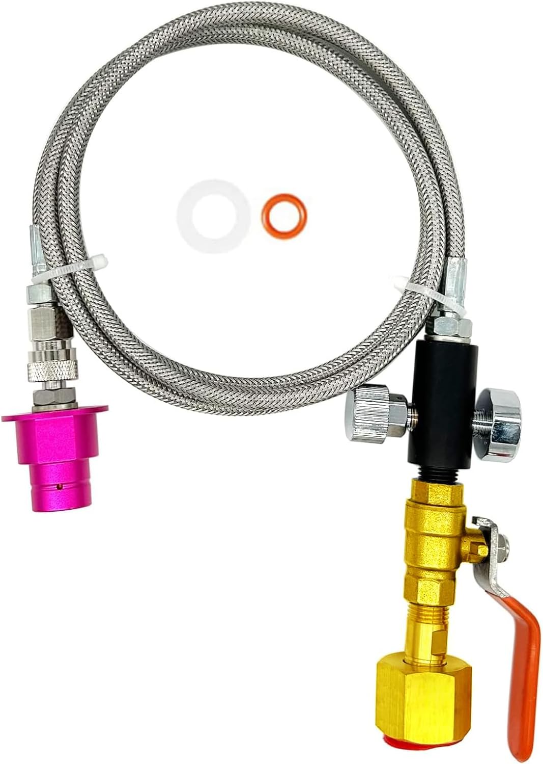 60 Stainless Soda Hose Kit with Flow Control - VaVoger
