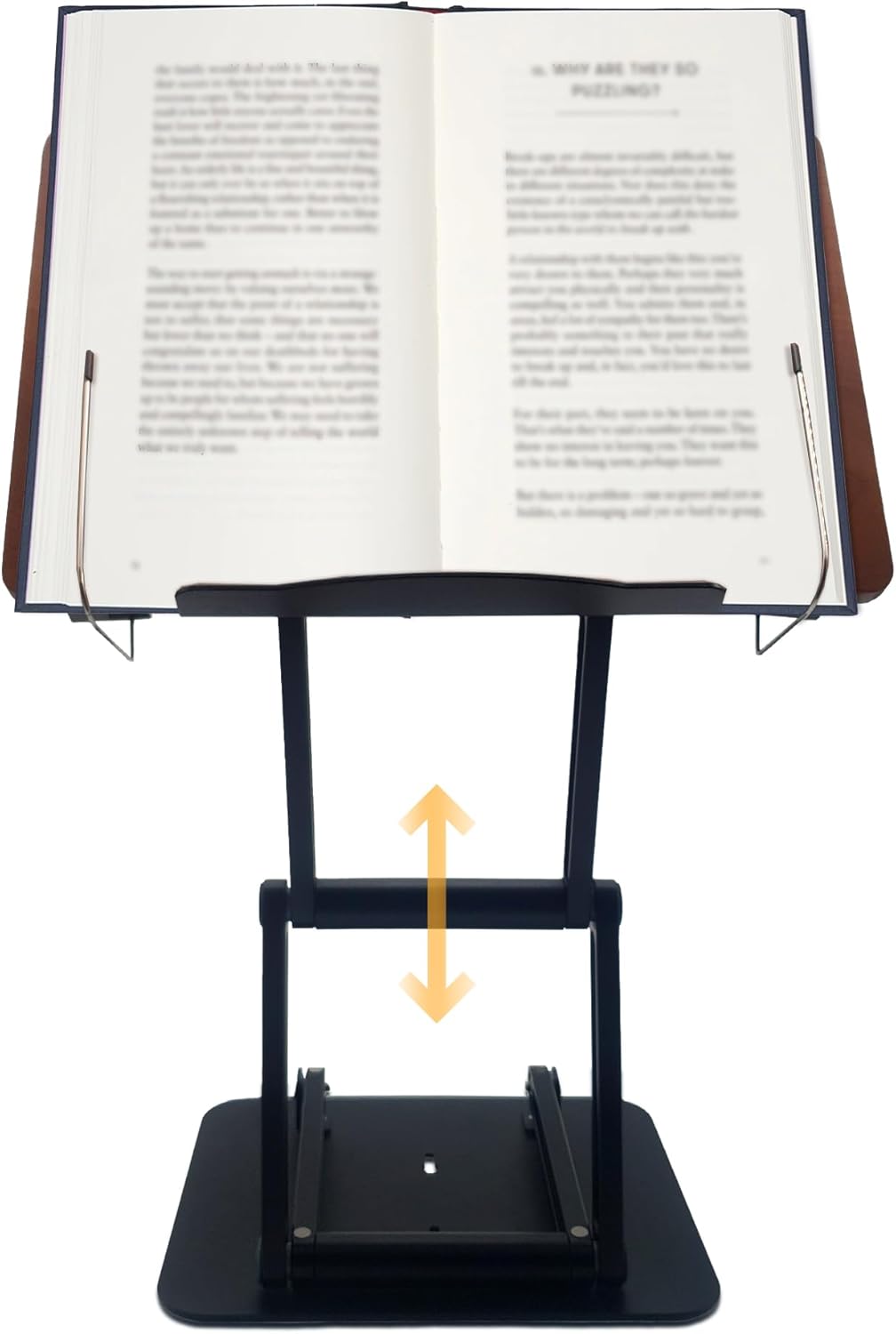 Adjustable Reading Stand - Ergonomic & Stable - 17.8 Height - 13 x 8.7 Platform
