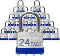 Lock Outdoor Padlocks Keyed Alike 24 Pack - Heavy Duty Security