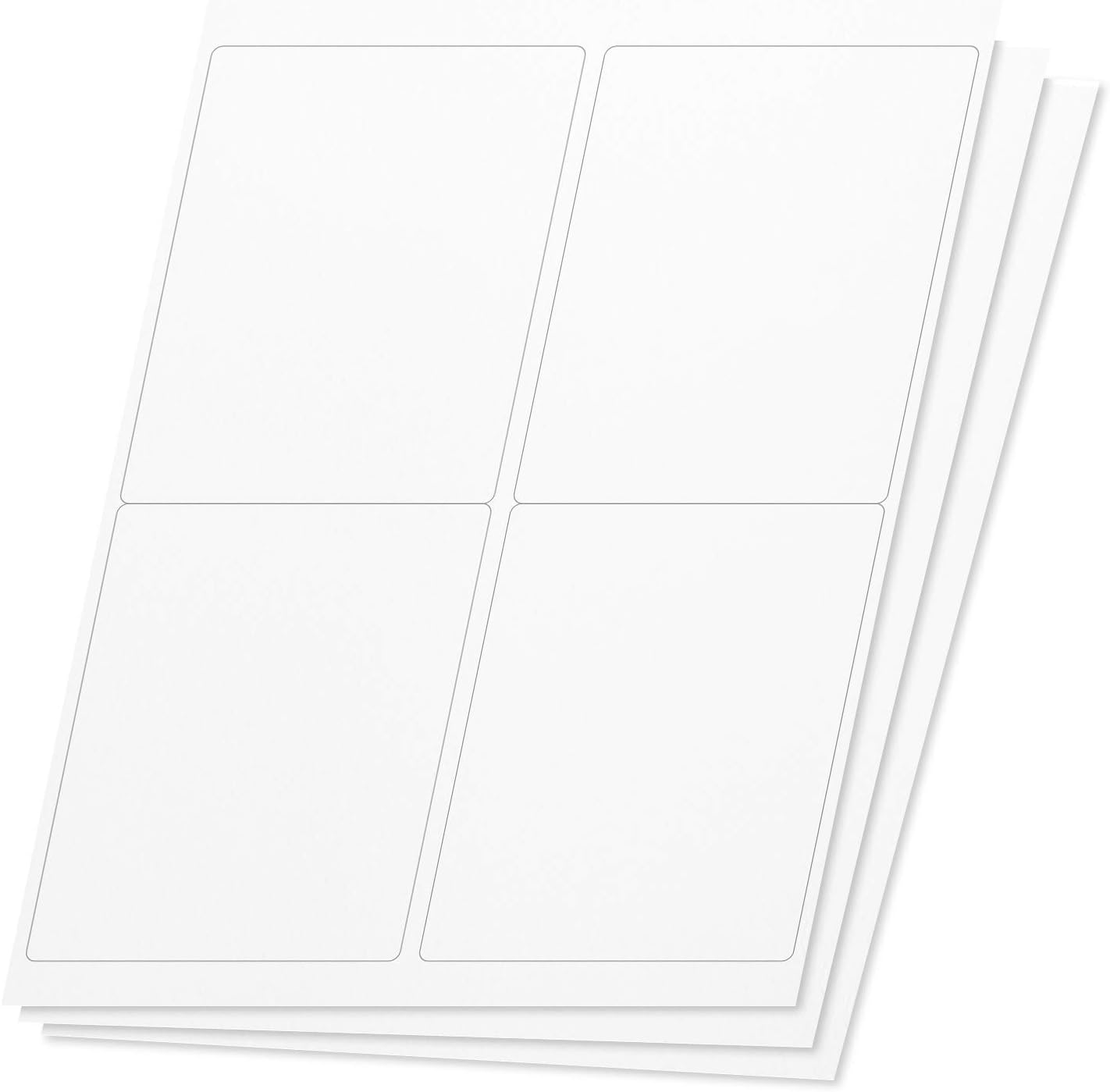 OfficeSmartLabels 4 x 5 inch Shipping Labels for Easy Mailing