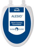 Bemis Alesio II Slow Close Toilet Seat for Elongated Toilets