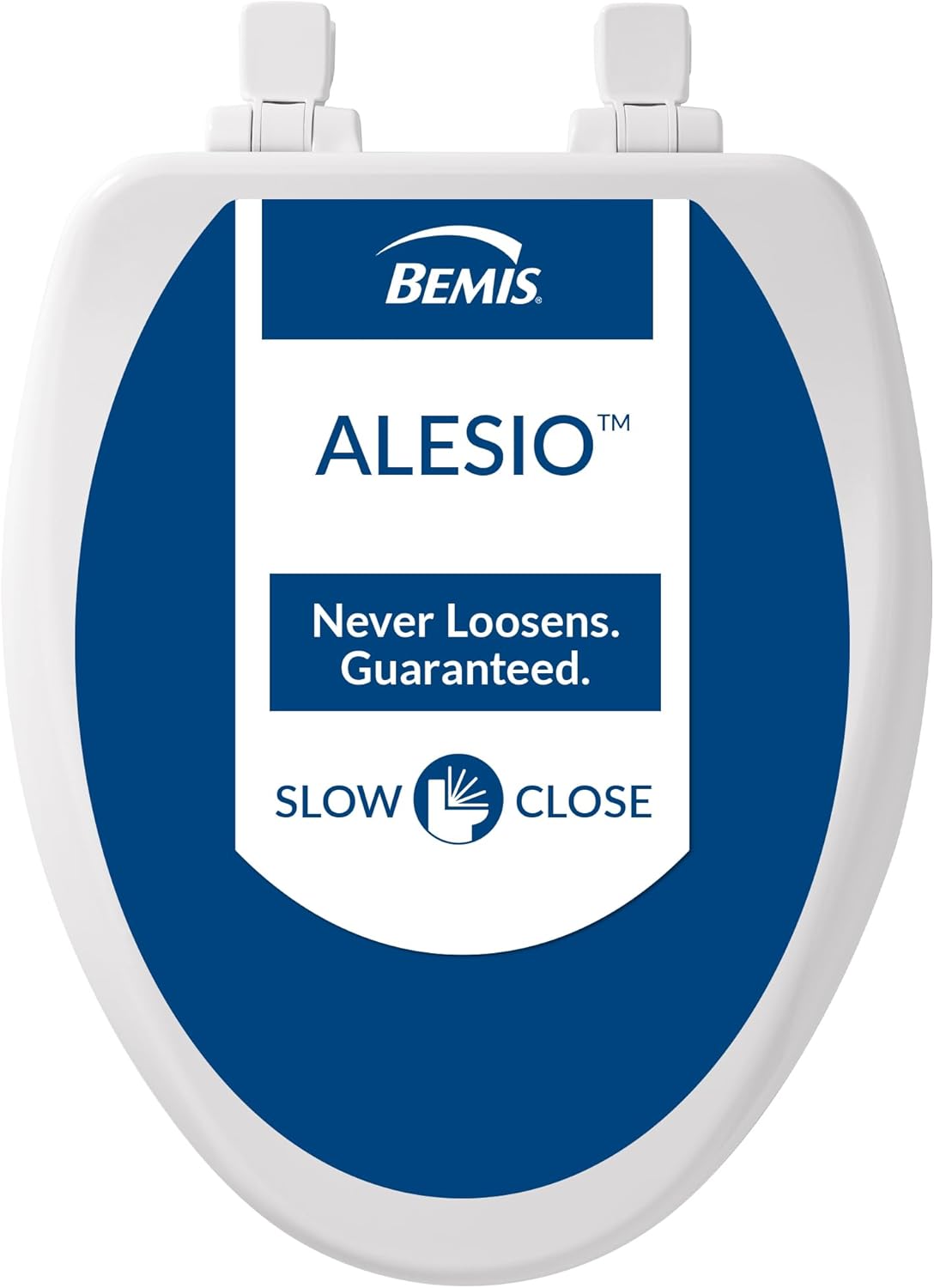 Bemis Alesio II Slow Close Toilet Seat for Elongated Toilets