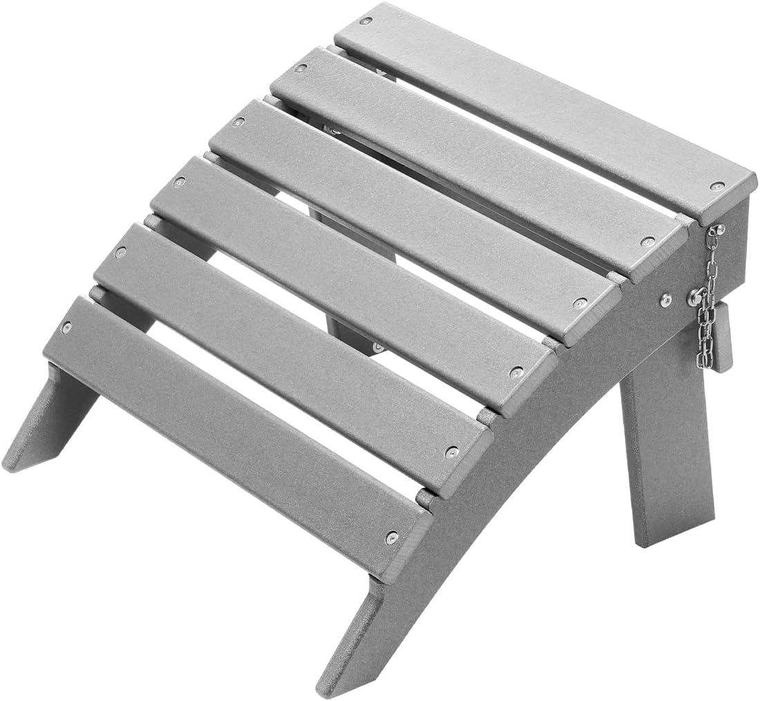 VEVOR Adirondack Ottoman - Durable Folding Foot Rest for Outdoors