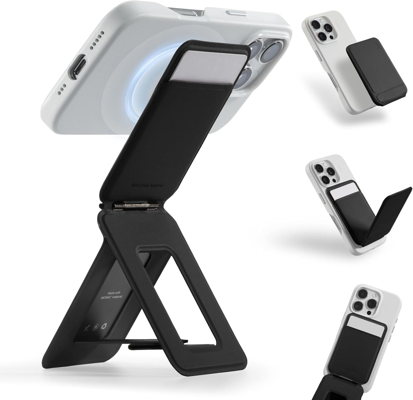 MOFT Phone Tripod Wallet: 3 in 1 Magnetic Stand & Holder