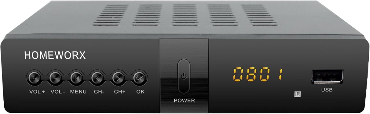 ATSC Digital Converter Box with USB Multimedia Functionality