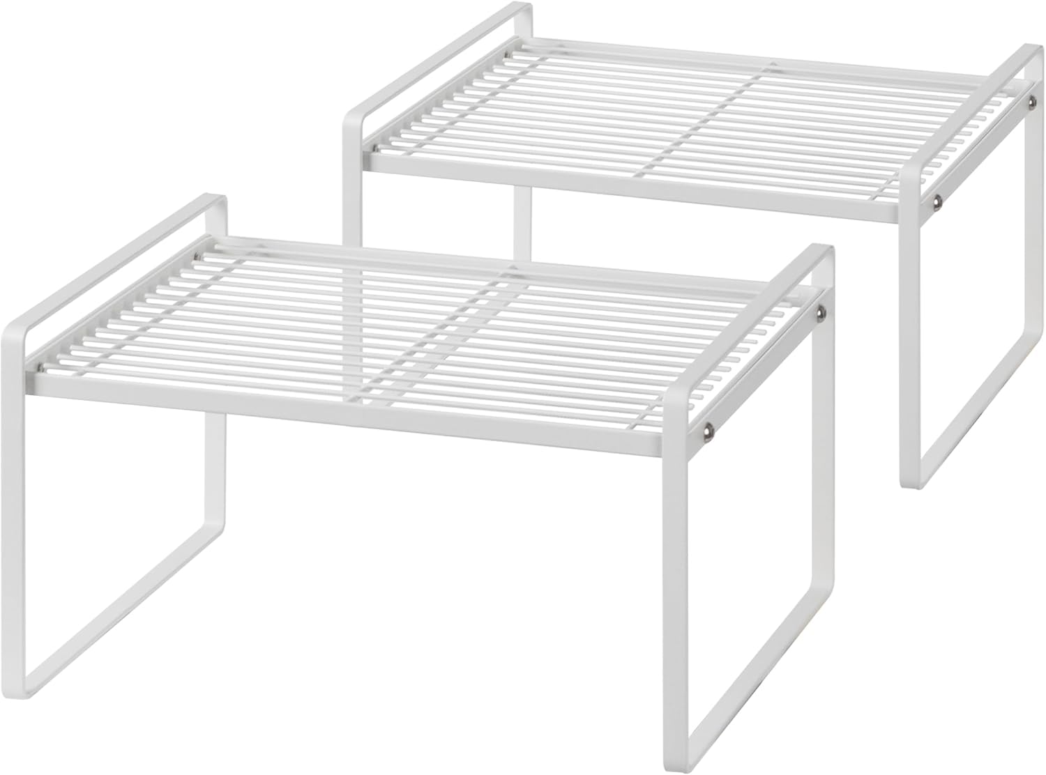 2Pack Kitchen Cabinet Shelf Organizer Rack for Space Saving