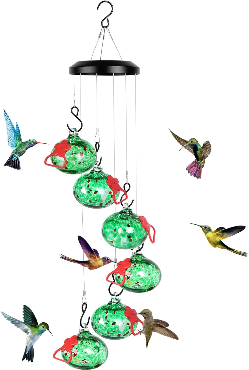 Charming Wind Chimes Hummingbird Feeders for Outdoor Decor