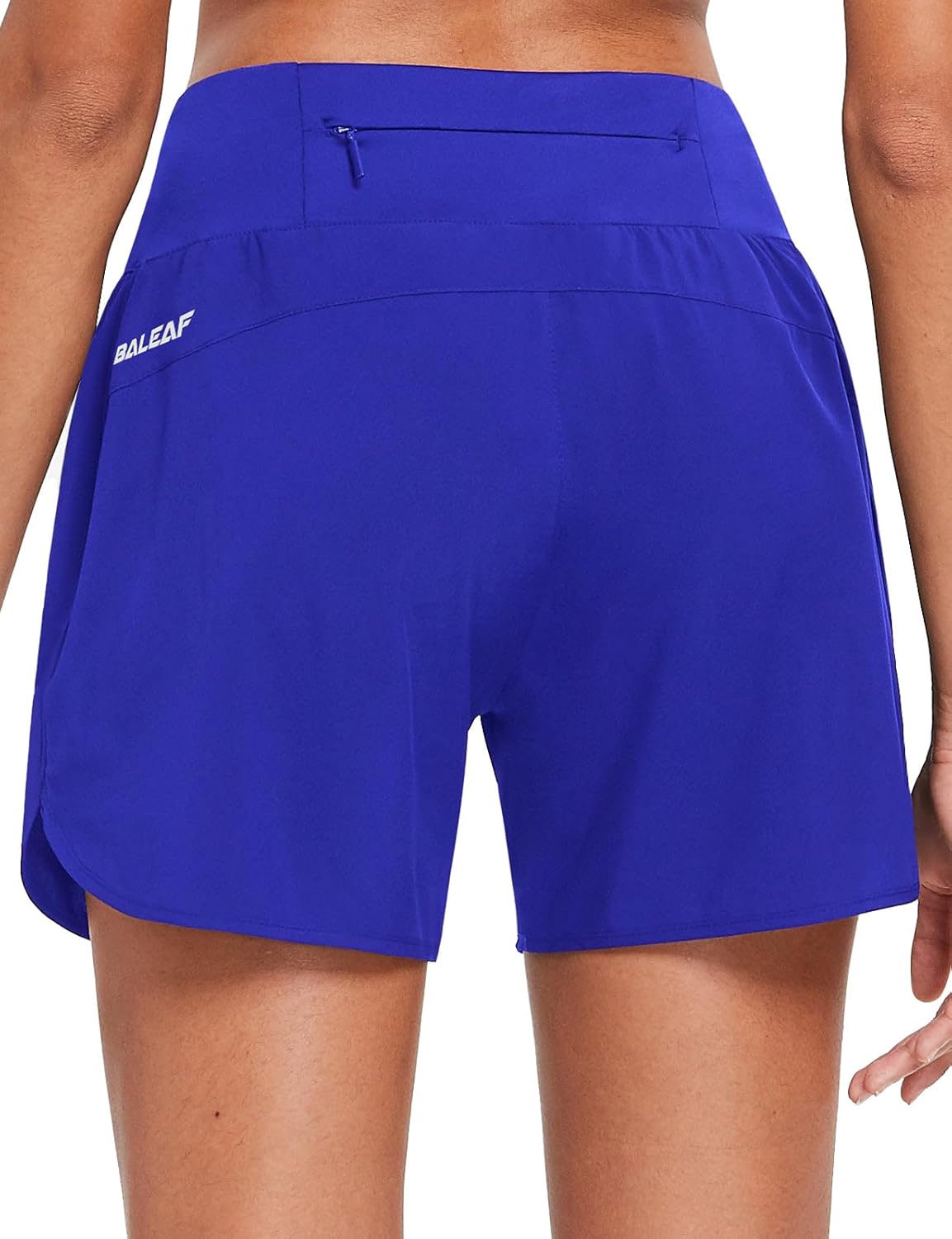 Baleaf Women's 5in Workout Shorts with Zipper Pockets and Liner