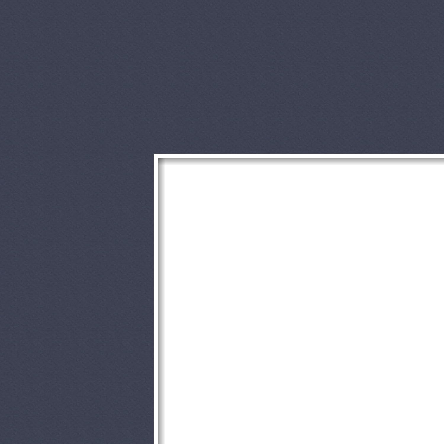 23x31 Midnight Blue Custom Mat for Picture Frame - Perfect Fit