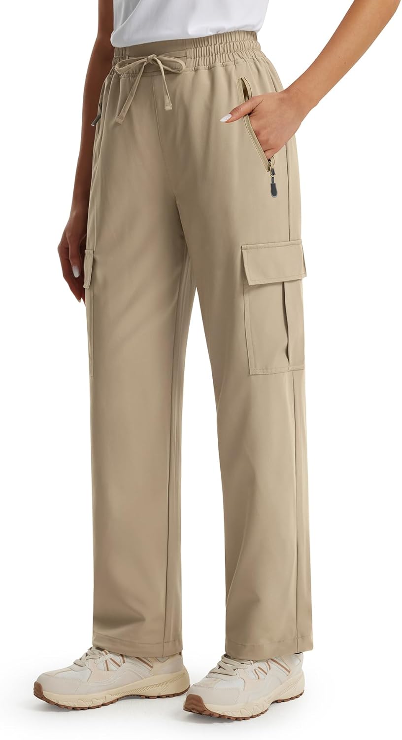 Libin Women's Hiking Pants Lightweight Quick Dry Cargo Pants