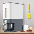 Rice Dispenser 22-25 Lbs Container with Measuring Cup - Fresh Box