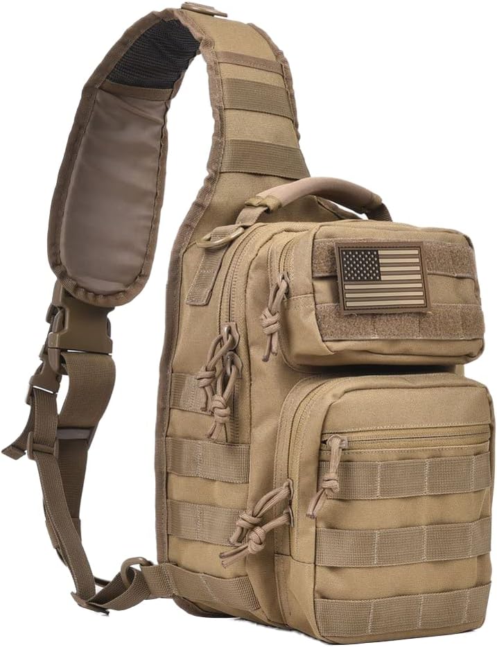 REEBOW GEAR Tactical Sling Bag for Men - Versatile EDC Pack