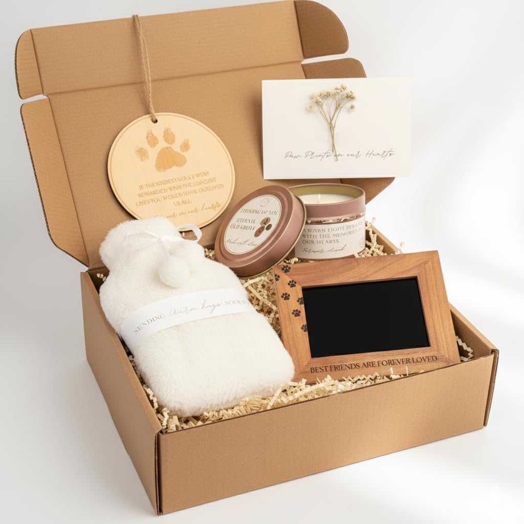 Thoughtful Pet Loss Bereavement Gift Box for Dog Owners