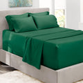 Hearth & Harbor Bed Sheets Cal King Dark Green - Extra Deep Pocket