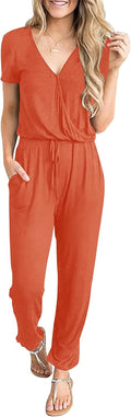 PRETTYGARDEN Jumpsuit for Women Summer Romper - Comfy Travel Style
