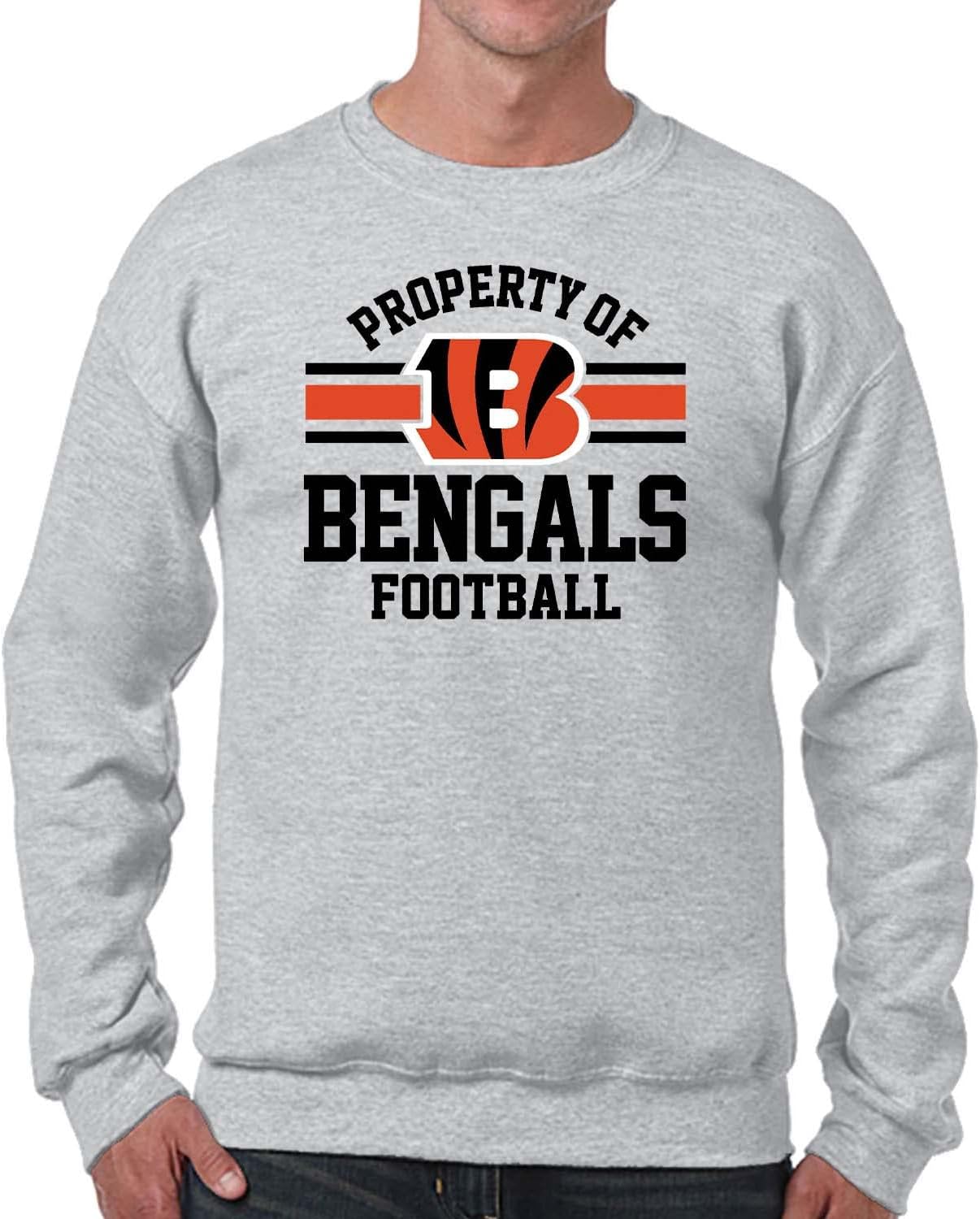 Cincinnati Bengals Crewneck Fleece Sweatshirt for All Fans