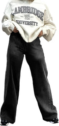 ZERMOM Women's Wide Leg Jeans Casual Stretch High Rise - Comfortable