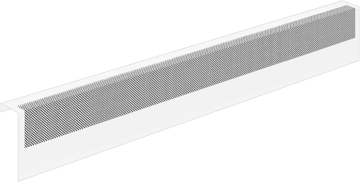 Baseboarders Basic Series 4 ft Galvanized Steel Heater Cover