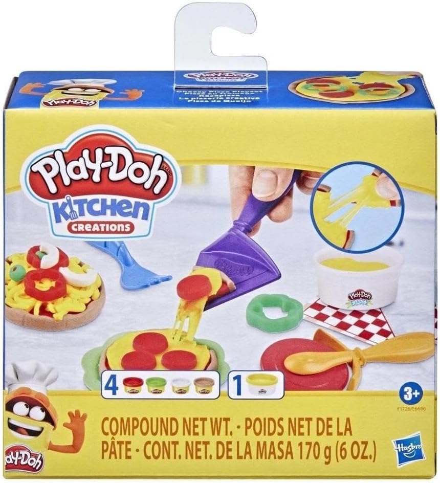 Play-Doh Cheesy Pizza Set - Non-Toxic Fun!