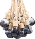 Oblate Hanging Car Air Freshener Bottles - Pack of 20 Refillable Vials