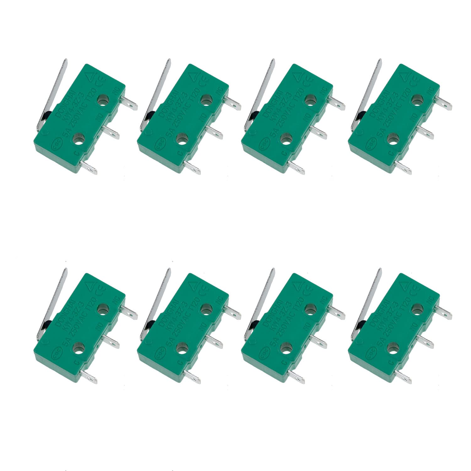 Yocimango Green Micro Limit Switch Set - Machine Numerical Control - 8PCS