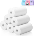 Luoba Kids Camera Printer Paper: 6 Rolls HD Thermal Prints