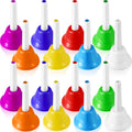 Fabbay 16 Pcs 8 Note Hand Bells Set for Kids - Colorful Diatonic