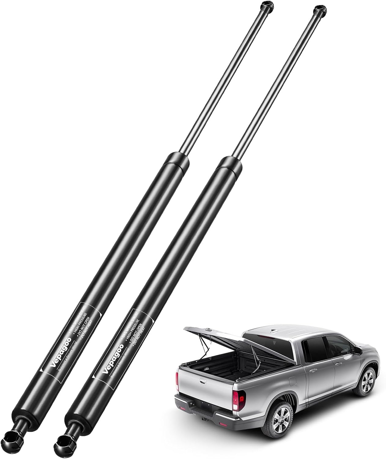 Vepagoo 42 Inch Gas Strut Heavy Duty Lid Support for Tonneau