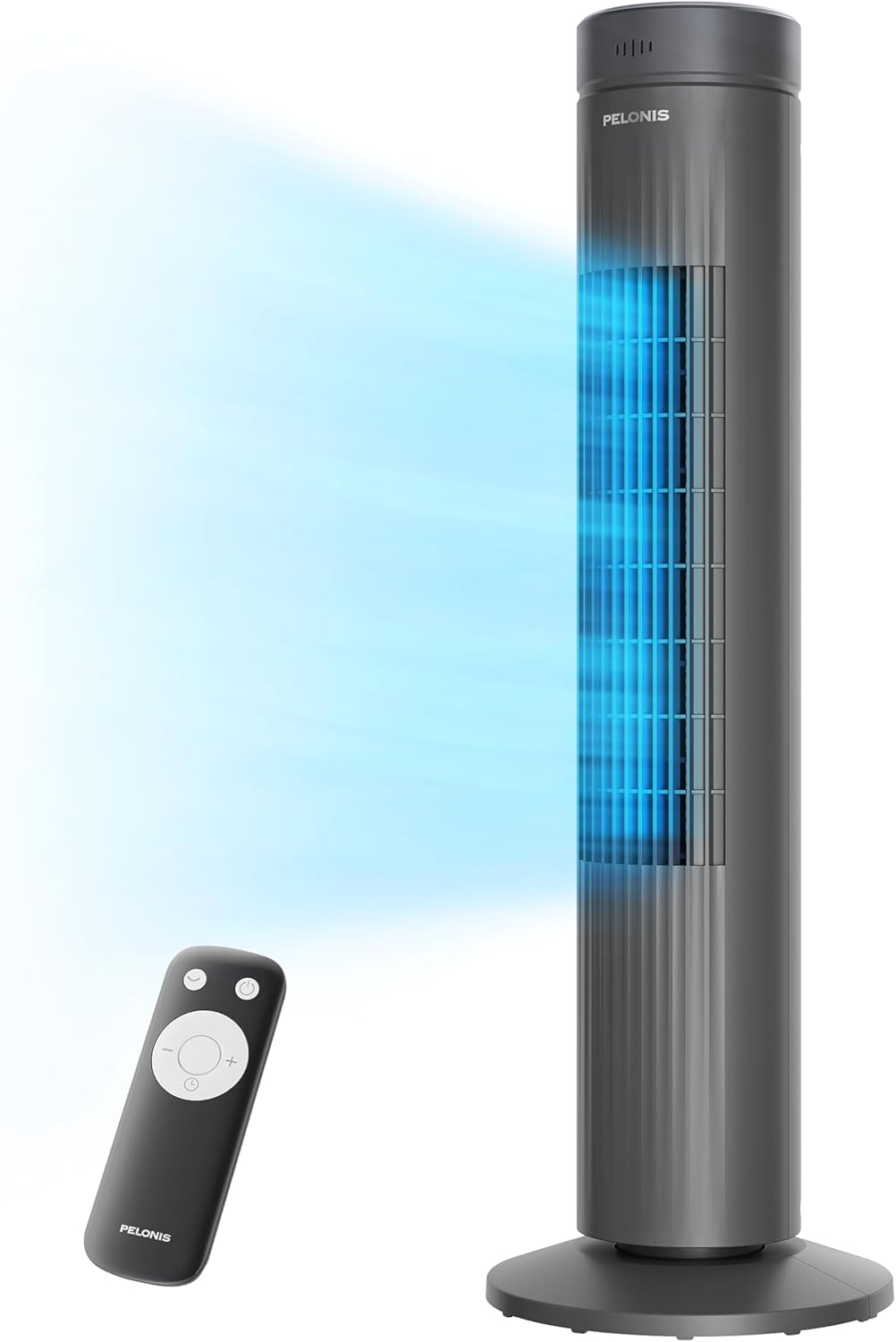Pelonis 30-Inch Oscillating Tower Fan for Bedroom with Remote