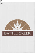 Battle Creek Flag Golf Towel - Microfiber with Carabiner Clip!