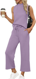 Two Piece Sets for Women Summer Outfits - Silky Lightweight Lounge
