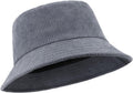 Adjustable Corduroy Bucket Hat - Stay Stylish in Any Size!