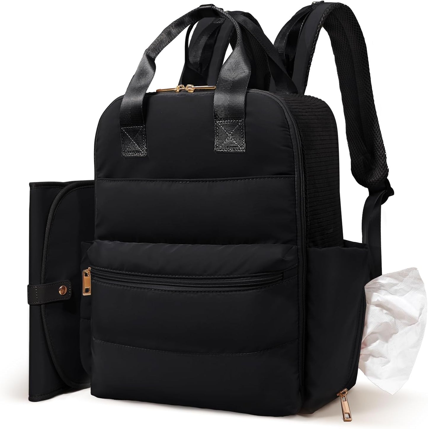 MOMINSIDE Diaper Bag Backpack with Changing Station and Pockets