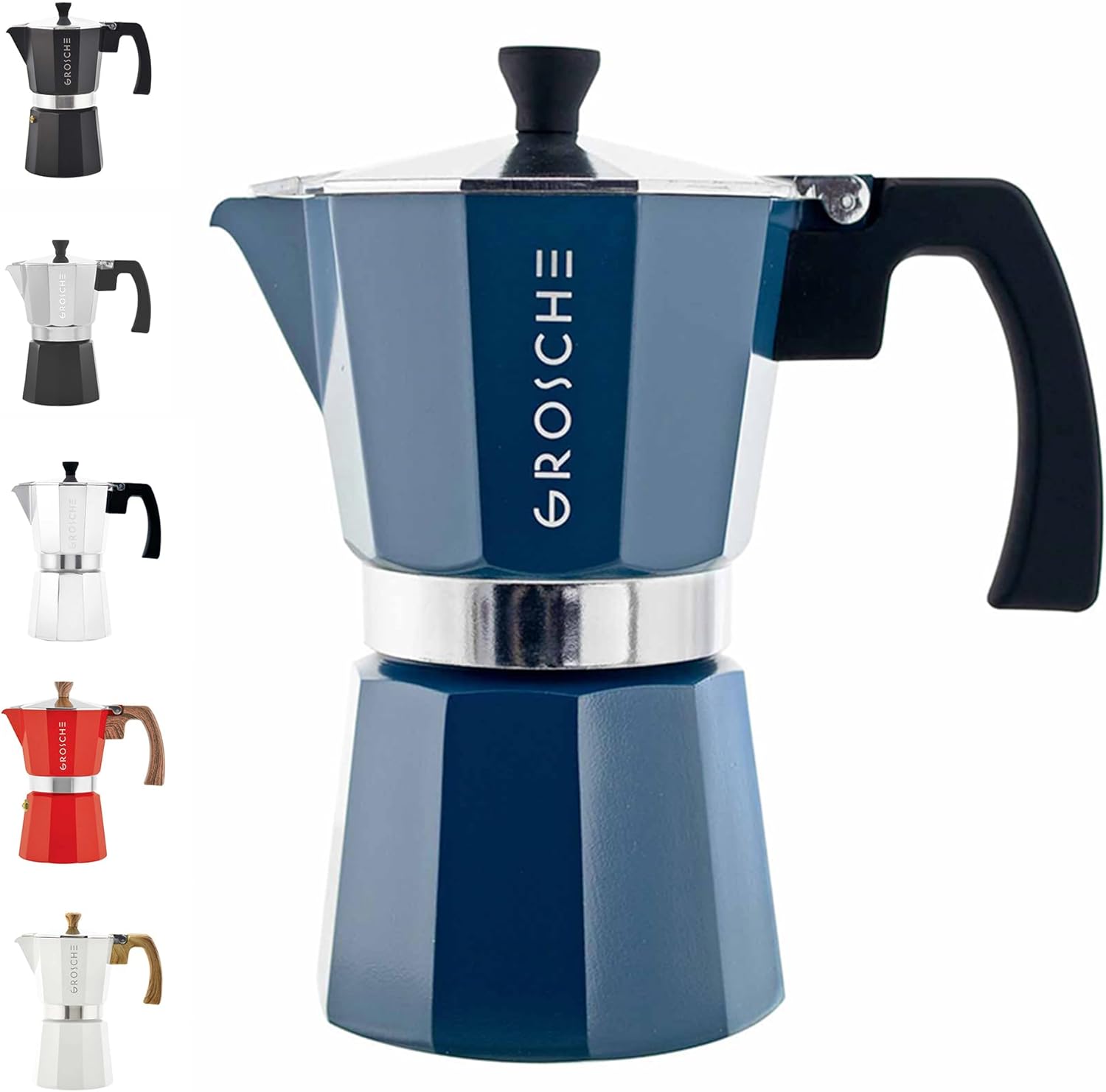 GROSCHE Milano Moka Pot | Portable Espresso Maker