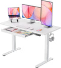 ErGear Electric Standing Desk with Drawers 48in x 24in - Adjustable