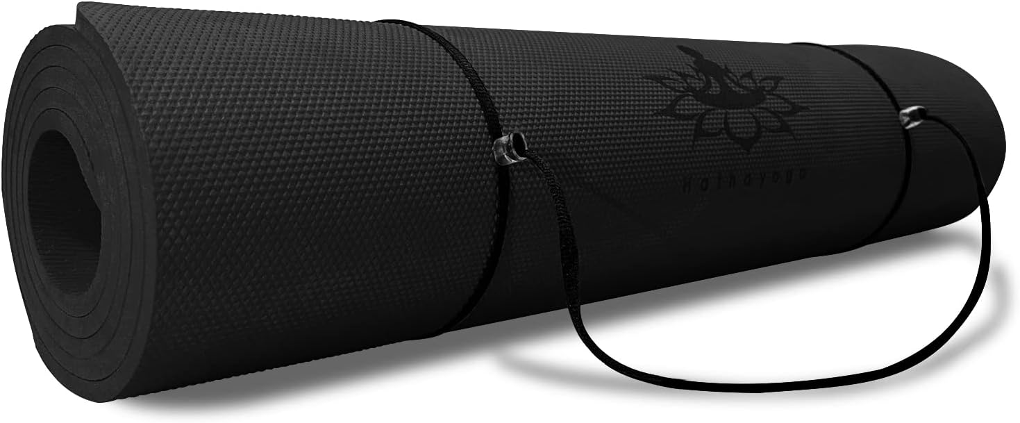 Hatha Yoga Thick TPE Yoga Mat for Non-Slip Eco-Friendly Workouts