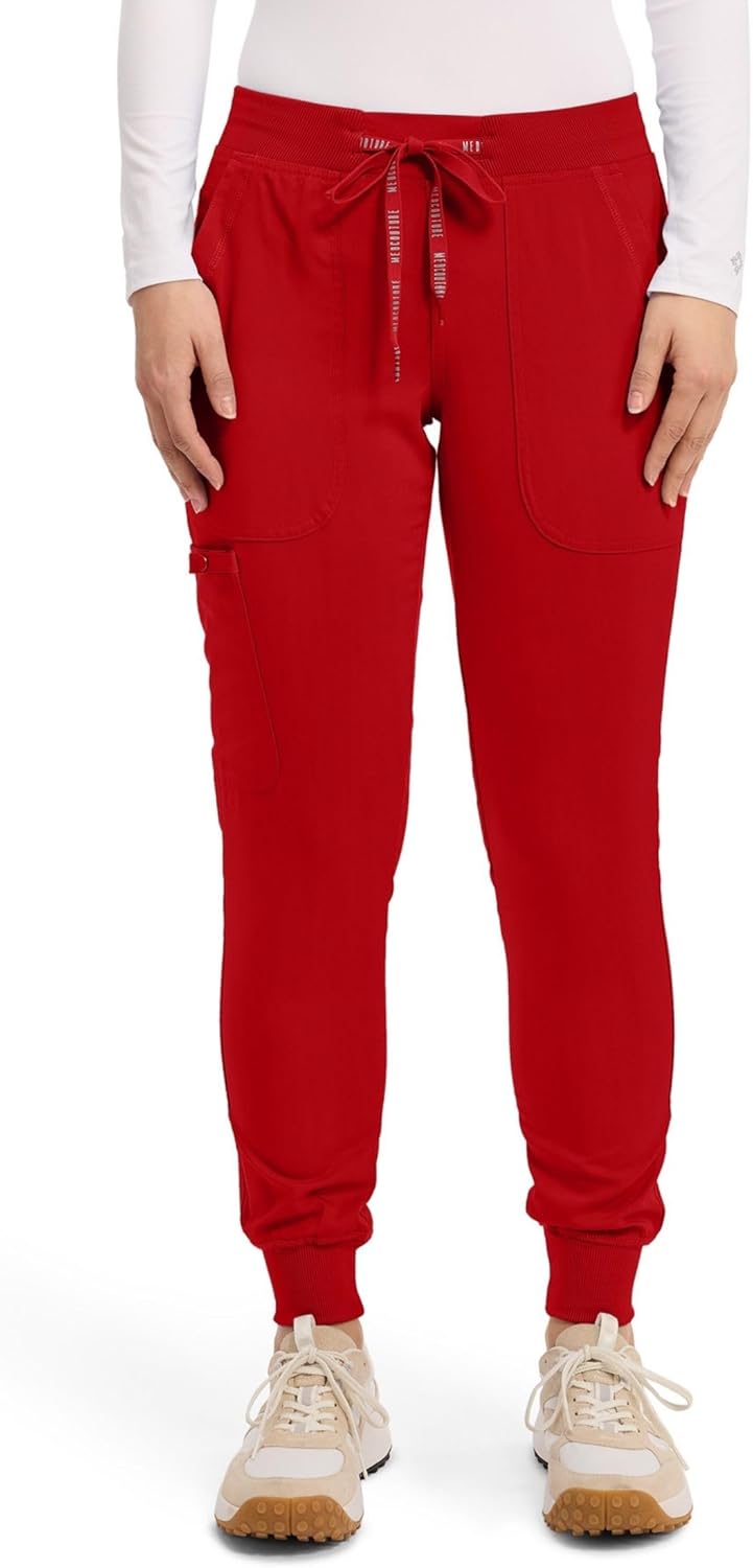 Med Couture Scrub Pants for Women - Lightweight Cargo Jogger