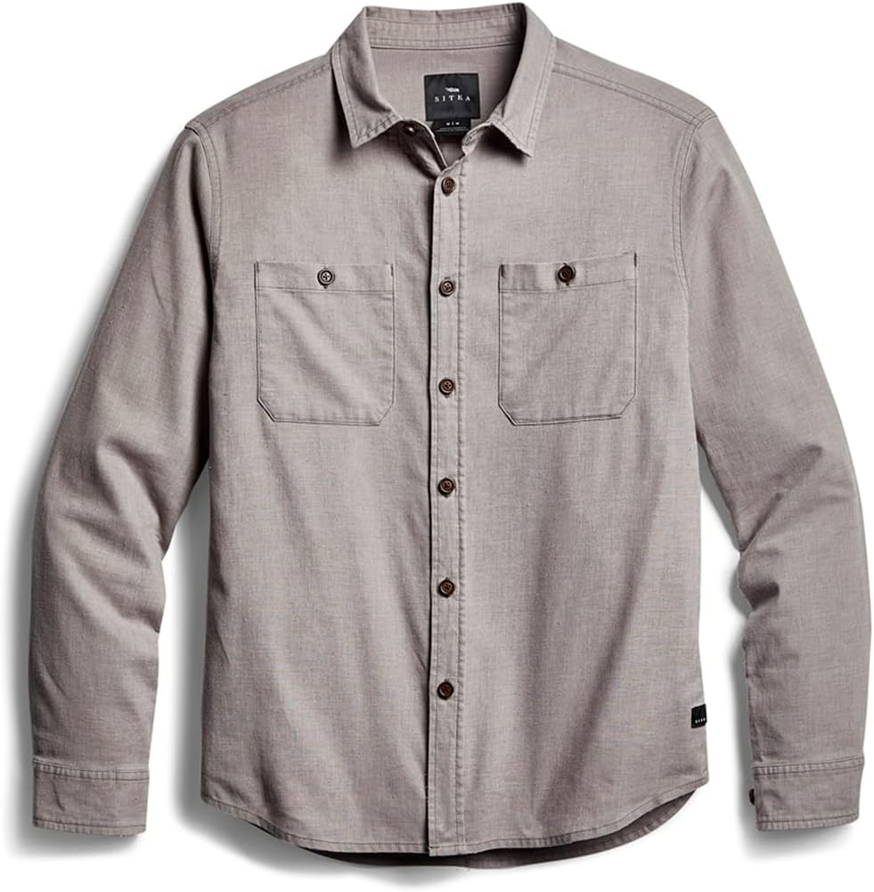 SITKA Gear Men's Everyday Ambary Shirt - Woodsmoke Heather - Medium