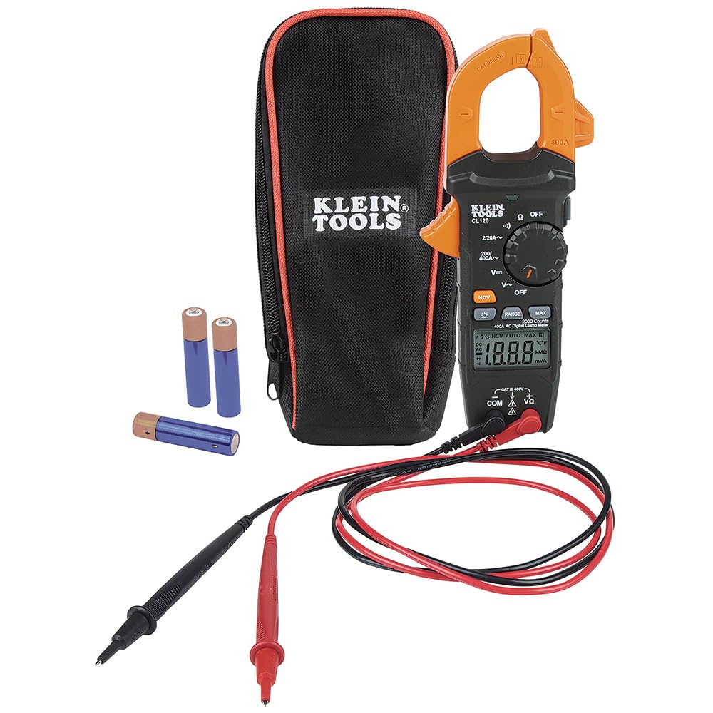 Klein Tools CL120 Digital Clamp Meter for Accurate Testing