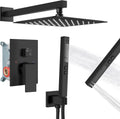 Shower Faucet Set Rainfall System with Square Showerhead - High