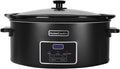 HOMECOOKIN 7 Quart Programmable Slow Cooker - Large Oval Capacity